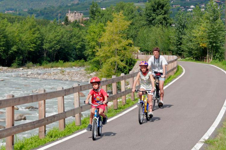 Ciclabile dell’Adige e via Claudia Augusta